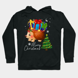 Funny Hedgehog Christmas Hoodie